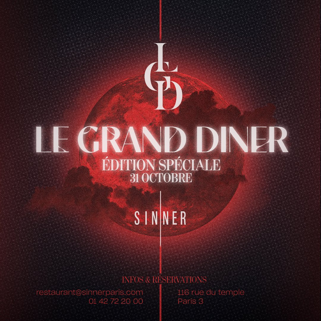 Affiche Le Grand Dîner Édition Spéciale 31 octobre