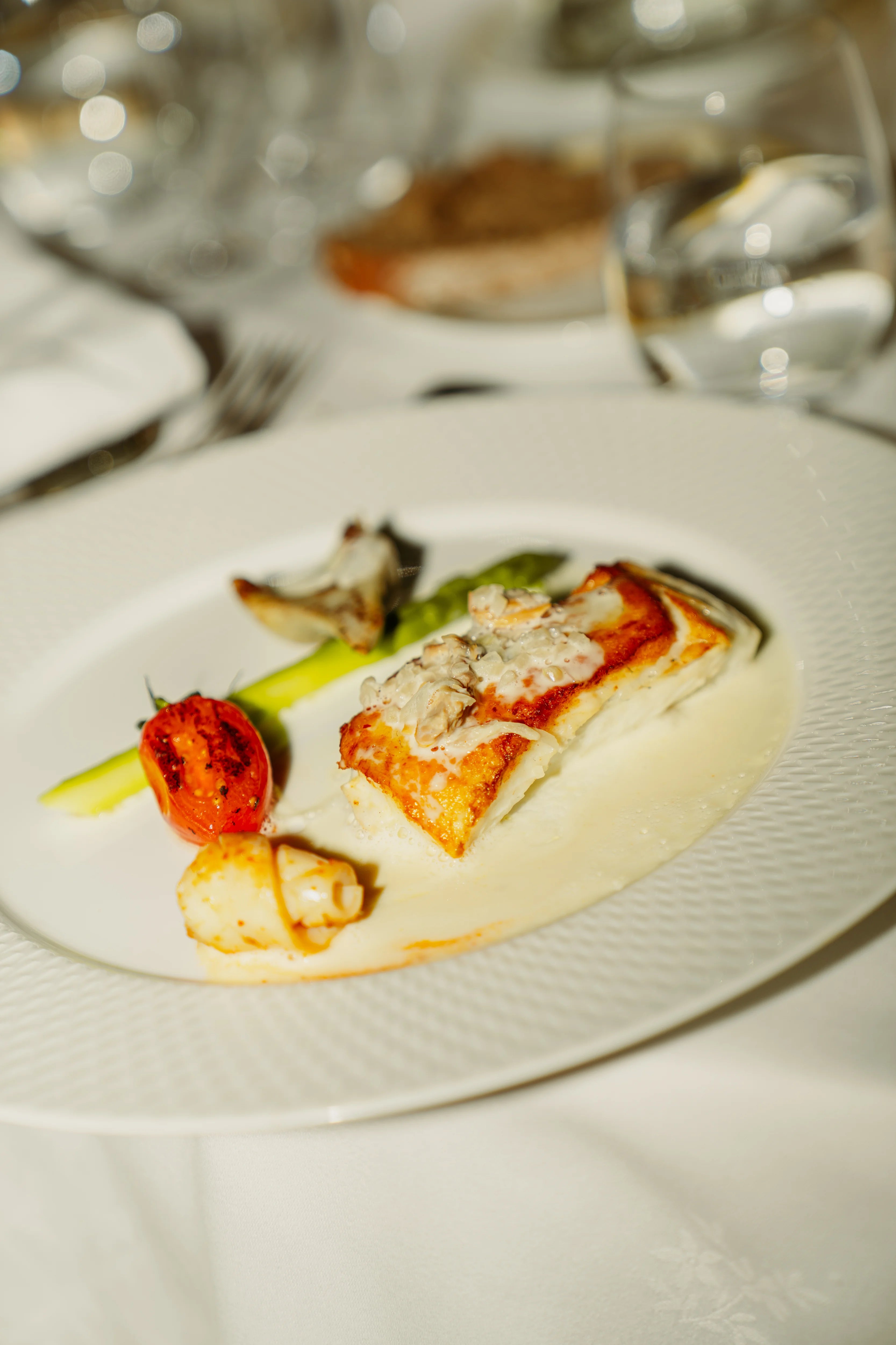 Plat servi au cours du Grand Dîner à Cannes