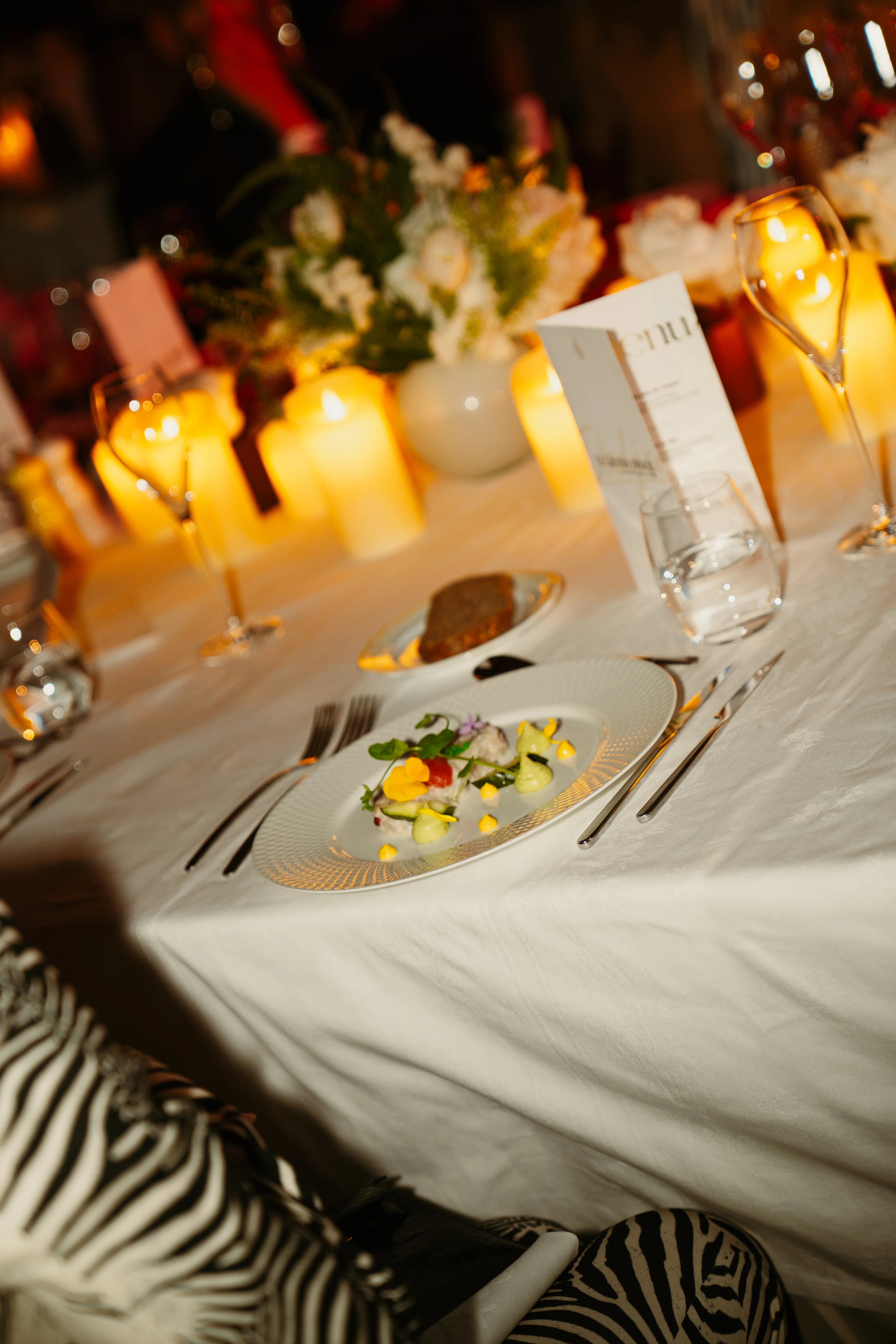 Plat servi lors du Grand Dîner au Carlton