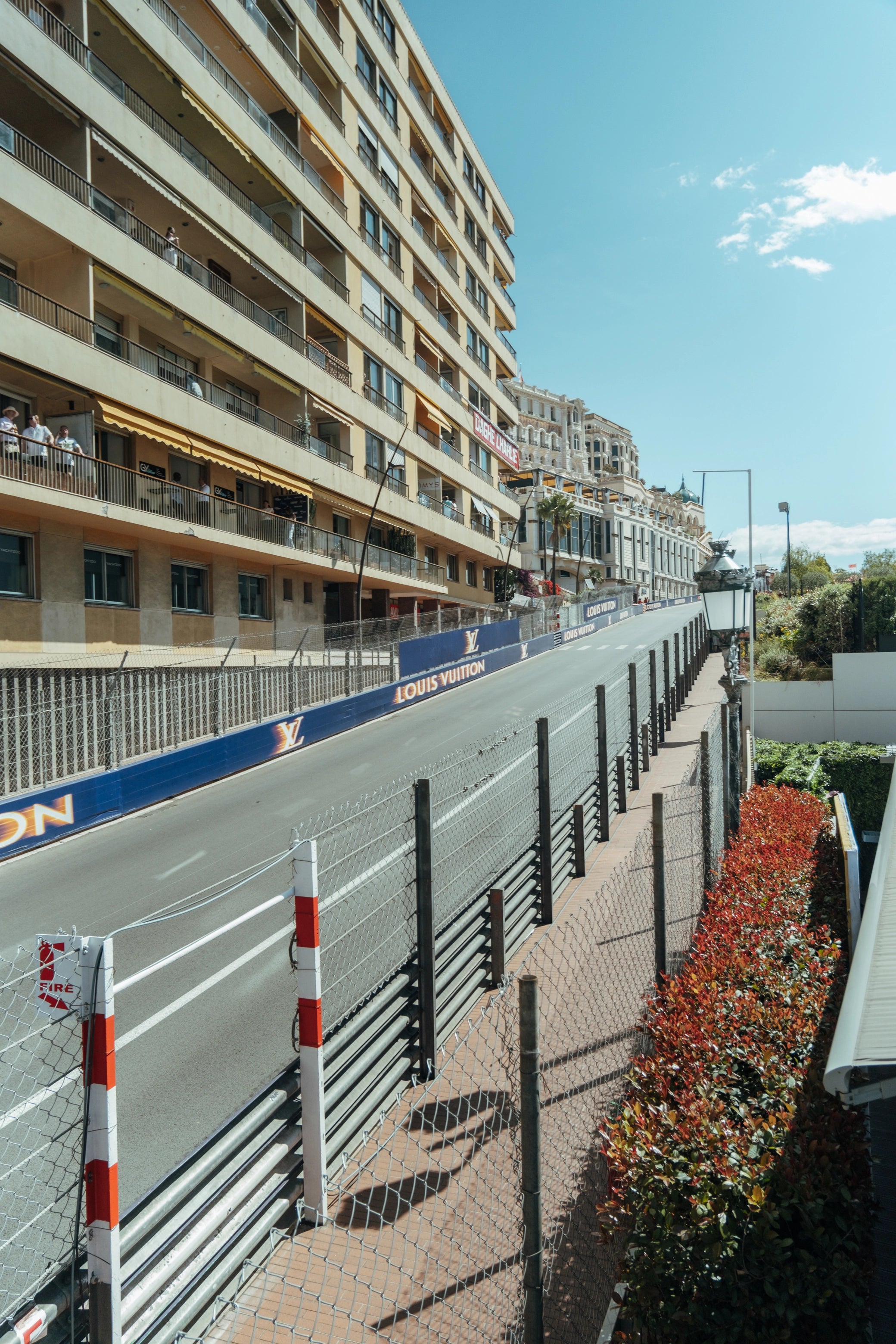 Vue du circuit depuis le rooftop