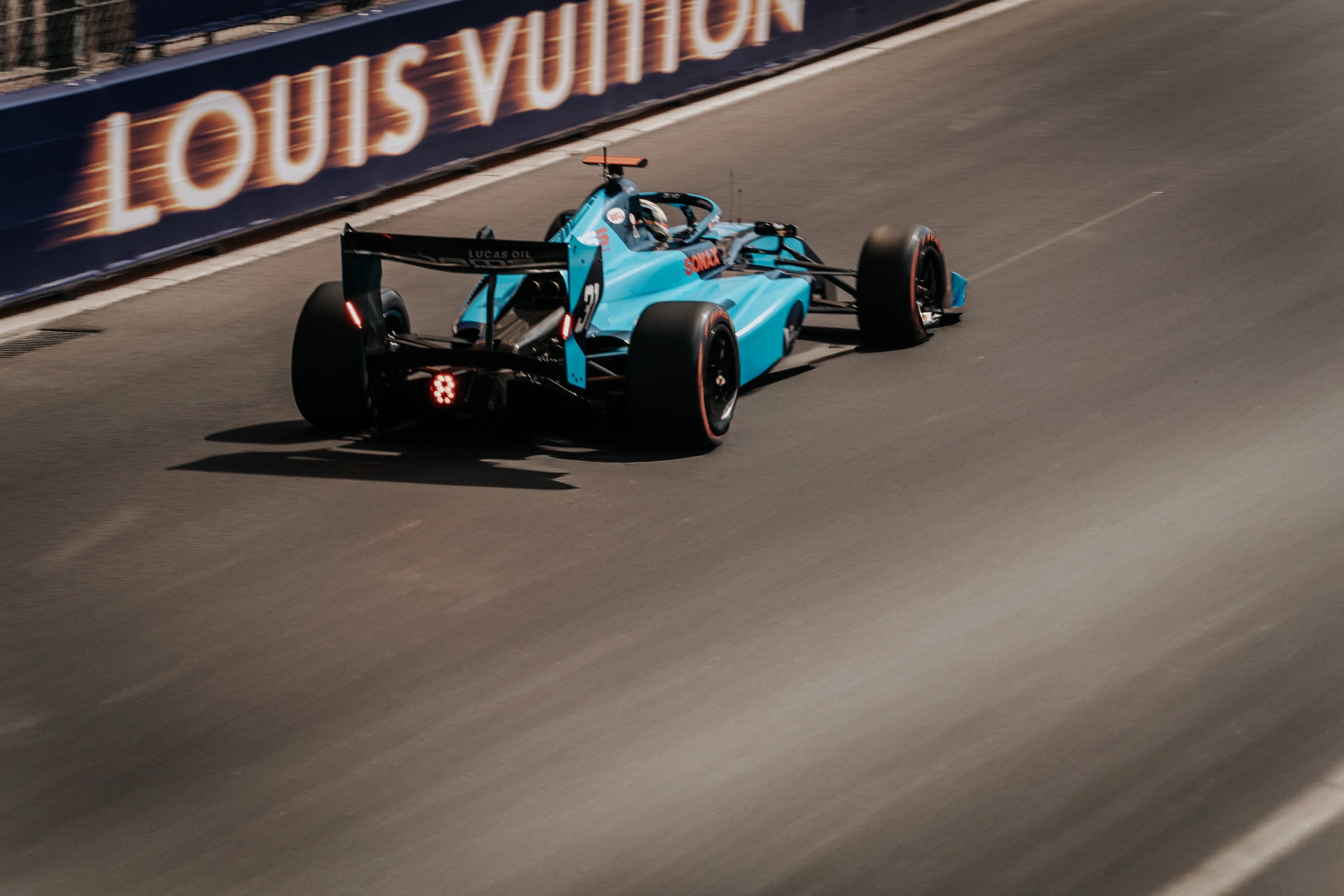 Coureur sur le circuit du Grand Prix de Monaco