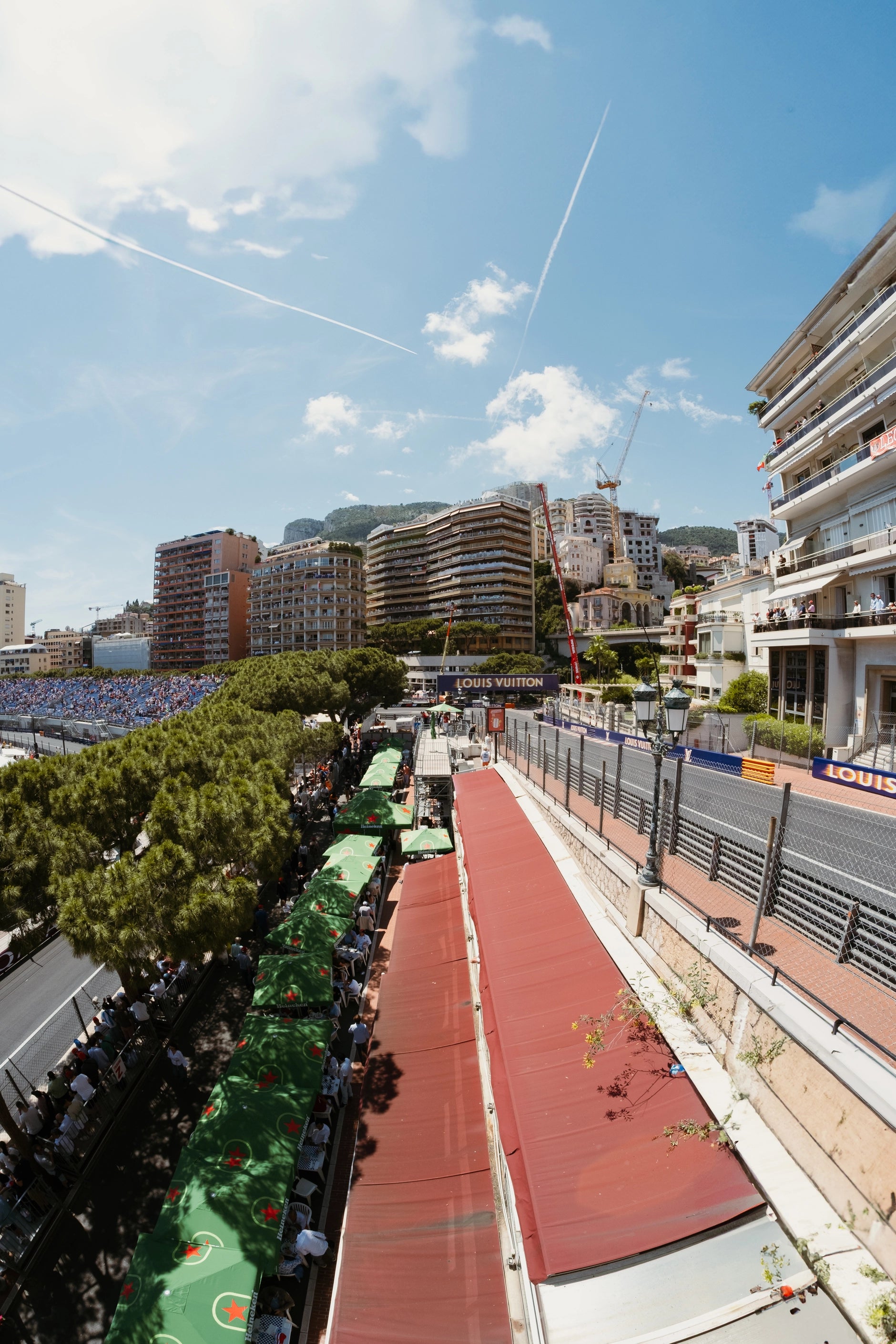 Vue à 360° sur le circuit depuis le rooftop