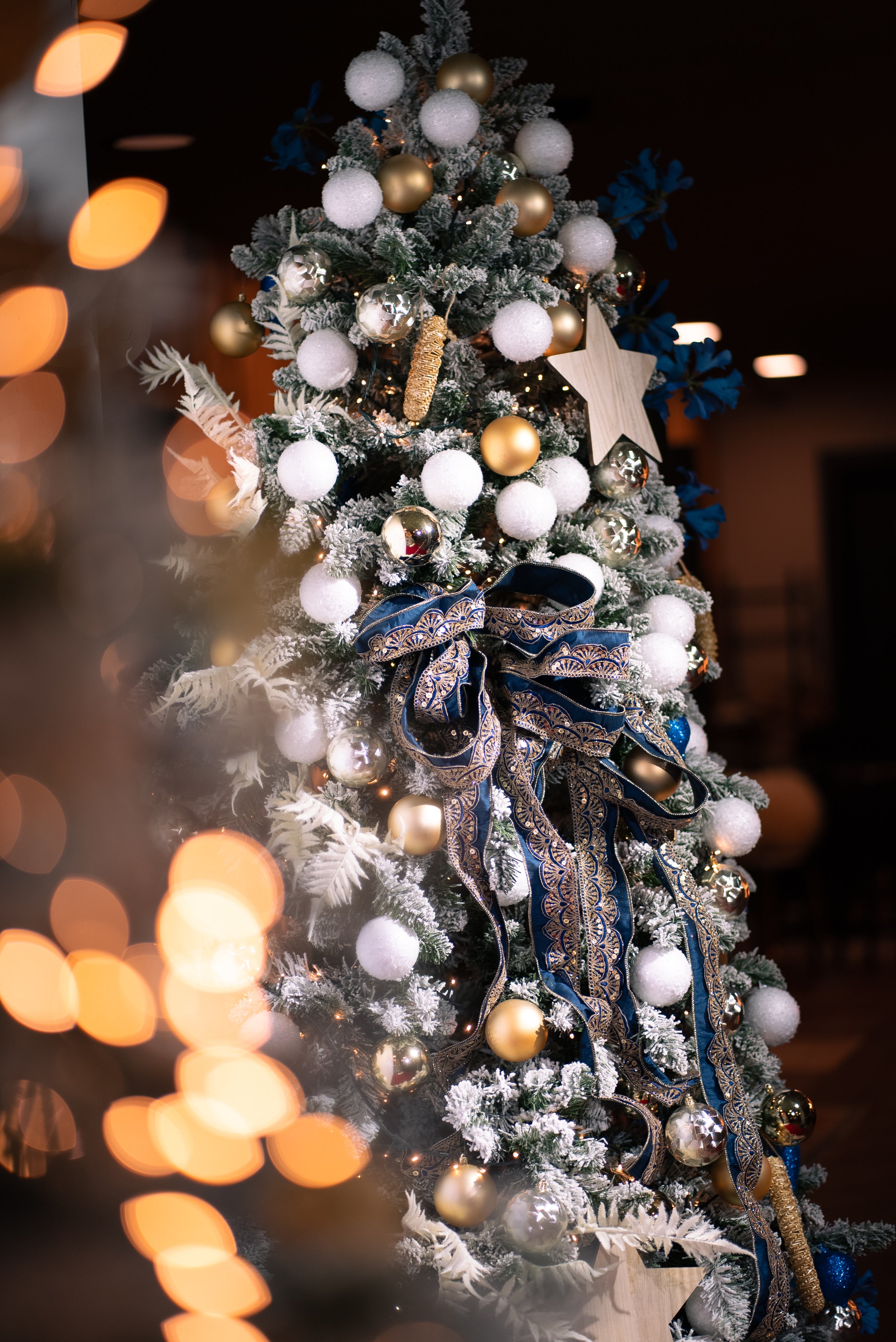 Le sapin du Grand Dîner à Courchevel